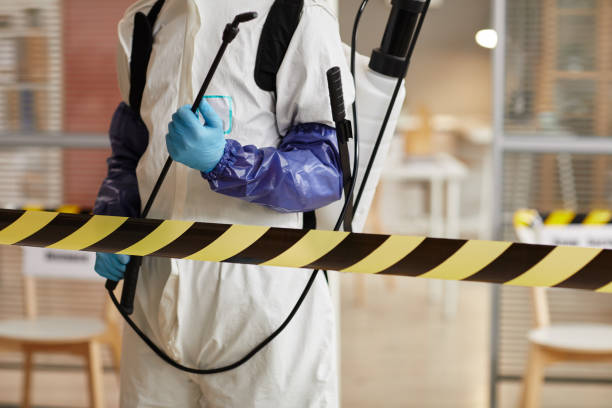 Professional Blood Cleanup technician working in Woodlake, CA